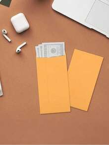 20/10pcs Gold Self-Adhesive Kraft Paper Envelopes, Kraft Paper Packaging Bags, Small Size Kraft Paper Bags, Kraft Paper Seed Bags, Seed Bags, Soap Paper Bags, Kraft Paper Bags, Suitable For Wedding, Birthday, Bakery, Soap Packaging, Lipstick Packaging, Gift Packaging, Handicraft Packaging, Product Packaging, Wedding Favor Bags - A - 查看 2