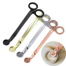 18-Inch Candle Wick Cutter, Stainless Steel Wick Trimming Scissors, Round Head Wick Cutter, Handmade Candle Making Tools. MRCL - Rose Gold - View 2