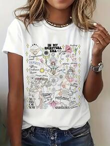 Women T-Shirts - [White] - View 7