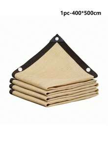 户外遮阳网，米色高密度聚乙烯材质，遮光率90%，矩形遮阳帆布，抗紫外线遮阳布，花园隐私帘，适用于夏季户外车棚、露台、花园、后院和住宅区。 - 多色 - 查看 21
