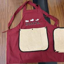 1pc Crossback Apron, Waterproof & Stain-Resistant Household Kitchen Apron, Printed Housework Smock, Baking & Barista Apron, Pocket Design Cooking Apron, Cute Japanese Style Workwear, Japanese Aesthetic Household Essential - Multicolor - View 11