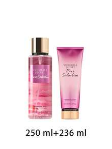 Victoria's Secret [Bundle] Pure Seduction Body Mist 250 ml + Body Lotion 236 ml - Pure Seduction - Ver 2