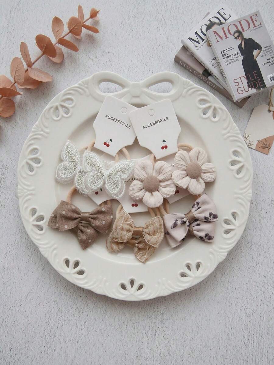10 piezas Pasadores de pelo con mariposa - Accesorios para el cabello, Pasadores de pelo con mariposa estilo Ins, Bandas para el cabello de moda, Decoraciones para el cabello dulces / Adecuados para uso diario y ocasiones especiales, Varios estilos disponibles - Fabricados con esmero/Densamente sujetos para diferentes texturas de cabello - Pasadores de pelo de princesa suaves y lindos, Adecuados para uso diario, fiestas de cumpleaños, campus, fotografía esenciales, ocio multiusos - Accesorio para el cabello adorable, duradero y ligero - Multicolor - Ver 1