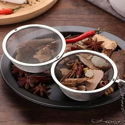1 Bộ gồm các viên bi nêm gia vị bằng thép không gỉ cỡ nhỏ/vừa/lớn dùng để pha trà, nấu súp, lẩu, lọc gia vị, tạo hiệu ứng rò rỉ trà sáng tạo, dụng cụ nhà bếp nhỏ, viên bi nêm gia vị bằng thép không gỉ, viên bi nêm gia vị mới dùng trong gia đình, dùng cho súp, món hầm, thịt, gói gia vị, lọc trà, bộ lọc gia vị nhà bếp gia đình.