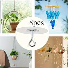 Hole-Free Ceiling Hook, Suitable For Hanging Lights And Plants, Can Be Used With Adhesive Hooks, Compatible With Bobi Movable Curtains And Multi-Purpose Hooks - View 4