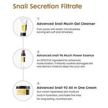 Spring Skincare Set Suitable For Sensitive Skin, 3-Step Snail Essence Care, Relieves Redness And Provides Long-Lasting Hydration - Snails - View 7