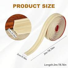 1pc Wall Corner Protector, Peel And Stick Molding Trim Wall Edge Guard, Flexible Self-Adhesive Inside & Outside Corner Trim Strip For Edge Ceiling,Self Adhesive Corner Trim For Wall Furniture Stairs Table Countertop ﻿ - A - View 2