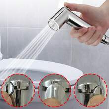 塑料镀层卫生喷枪可调节淋浴喷头便携式厕所喷枪洗手液淋浴清洁厕所宠物浴室个人卫生 - 個人衛生清潔噴槍 - 查看 6