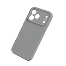 Casing Ponsel Lembut Ramah Kulit yang Kompatibel dengan iPhone 11, 12, 13, 14 Pro Max, 15, 15 Pro Max, 16, 16 Pro, 17, 17 Pro, 17 Pro Max - Grey - View 5
