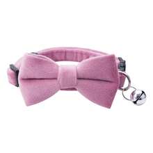 1pc Fashionable Adjustable Pet Collar, Multi-Color, With Bell And Bow Tie - Suitable For Cats And Small Dogs Pet Breakaway Cat Dog Collar Bow Tie And Bell Cute Adjustable Dog Collar With Sash Small Bell Accessories For Cats - Multicolor - View 12