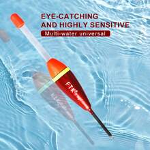 FTK 5pcs Assorted Size Carp Fishing Floats Set: 0.141oz, 0.176oz, 0.212oz, Specialized Fishing Color Scheme - Red - View 8