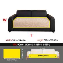 2 piezas Cubiertas de sofá de estilo crema de felpa gruesa y cálida, cojines de sofá antideslizantes y aptos para mascotas para todas las estaciones, aptos para la sala de estar, el dormitorio y la oficina - Multicolor - Ver 23