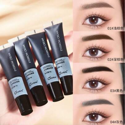 1 pieza Cera para cejas y gel de tatuaje de cejas de tinte rápido y fácil de limpiar, adecuado para dar forma rápida a las cejas. Fácil de colorear, resistente al agua, de larga duración y a prueba de manchas.