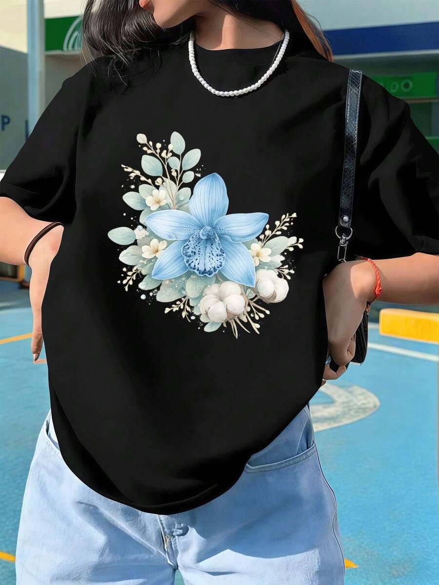 Women T-Shirts - Black - View 1