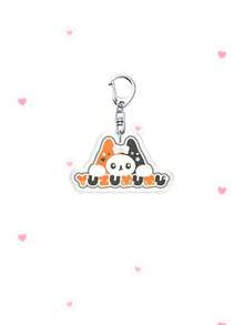 1/7pcs GMMTV Animal Shaped Acrylic Keychain, Bag Charm, Fans Merch Goods, Suitable As Character Keyring, Cute Keychain For Bags, Car Key Collection, Party Gift - Multicolor - View 13