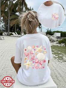 Plus Size T-Shirts - White - View 7