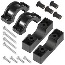 Juego de soportes estabilizadores para kayak/canoa de alta resistencia – Montura y clip de poste de nailon duradero – Compatible con varillas de 30-35 mm – Soporte de motor , ideal para deportes acuáticos y accesorios de pesca – Paquete de 2/4 piezas - Paquete de 2 - Ver 2