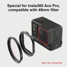 Puluz Ace Pro Filter Holder, Metal Protective Filter Frame For Action Camera (Color: Black) - View 4