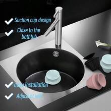 Nút bịt lỗ thoát nước tràn bằng silicon cho bồn rửa - Vòng chặn tràn, bền và dễ lắp đặt, phù hợp cho bồn rửa nhà bếp và phòng tắm, ngăn ngừa nước tràn và tắc nghẽn. - nhiều màu - Xem 5