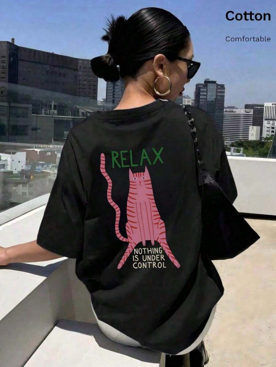 Women T-Shirts - Black - View 1