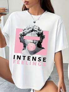 Women T-Shirts - [White] - View 11