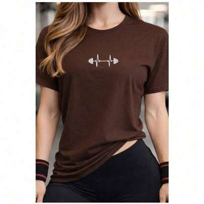 Camiseta Academia Algodão Fresquinha, Blusa Feminina Treino Halter, GYM T-Shirt