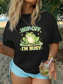 Women T-Shirts - Black - View 1