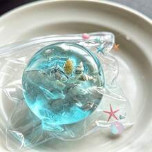 1个海洋主题挤压减压球玩具，趣味减压玩具，适合作为生日礼物、课堂奖励和节日礼物 - 彩色 - 查看 5