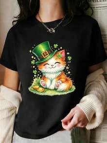 Women T-Shirts - Black - View 2