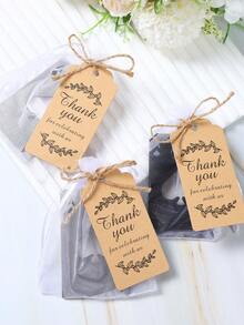 10sets Poker-Shaped Card Bottle Opener And Organza Bag Set Including Thank You Card,Wedding Decorations,Birthday Party Supplies,Bridal Shower Favors,Wedding Party Gifts,Home And Restaurants Accessory,Holiday Party Supplies - Poker - View 4