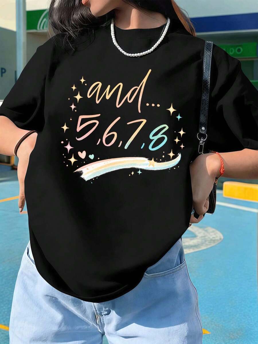 Women T-Shirts - Black - View 1