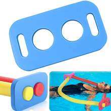 1 pieza Tabla de flotación de espuma EVA - Conector flotante - Ligero - Accesorio de espuma específico para piscina perforado - Conector de varilla flotante colorido para fiestas de verano en la playa y actividades al aire libre, adecuado para principiantes, artículos esenciales de playa, flotador de piscina - Multicolor - Ver 7