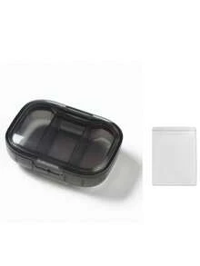1pc Ultra-Compact 3-Compartment Pill Case, Portable & Lightweight Design, Suitable For Daily Use And Travel, Convenient For Medicine Organization - one-size - View 9