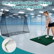 Backyard Golf Net, 10x7-Foot Golf Practice Net, With Frame, Home, Garage And Backyard Personal Practice Range - Black - View 7