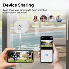 3MP Window Camera, AI Starlight Color Night Vision, AI Human & Motion Detection, Easy Quick Installation, 24/7 Recording, Simple & Fast Window Mounting - White - View 9