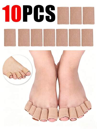 10 đôi bảo vệ ngón chân bằng silicon: Co giãn, chống ma sát, thoáng khí, chống mồ hôi - Được thiết kế để bảo vệ ngón chân và móng chân. Không mùi, đảm bảo trải nghiệm thoải mái khi chạy và đi bộ. Bảo vệ ngón chân út thoáng khí/Mũ bảo vệ ngón chân chống ma sát: Dành cho cả nam và nữ