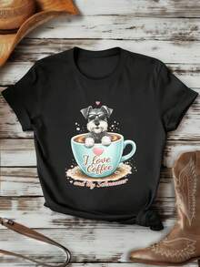 Women T-Shirts - Black - View 1