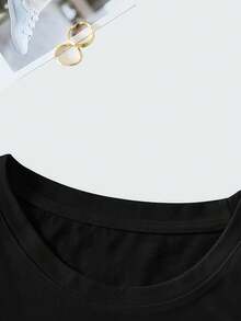 Women T-Shirts - Black - View 4
