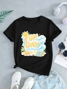 Women T-Shirts - Black - View 2