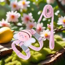 1 Set Cat Harness With Leash, Escape-Proof Adjustable H-Style Red Cat Chest Strap And Leash - Multicolor - View 3