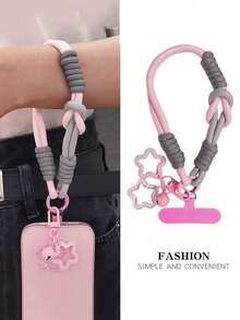 2026 New Year Phone Lanyard, Detachable Short Wrist Strap Thumb Loop Braided Lanyard For Outdoor Travel, Hiking, Unisex, Phone Holder, Wristband, Phone Case Strap, Keychain, Phone Charm, Phone Crossbody Bag, Phone Accessories, Mobile Pendant, Easter - Multicolor - View 2