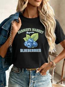 Women T-Shirts - Black - View 1