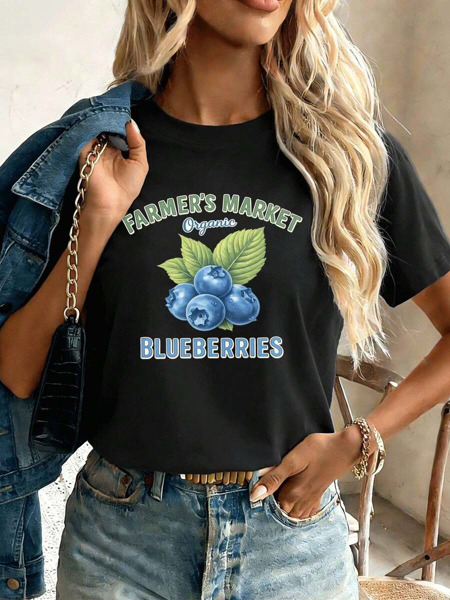 Women T-Shirts - Black - View 1
