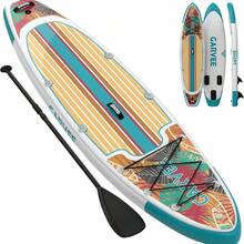 Tabla de paddle inflable extra ancha para adultos – 10'6" x 32" / 11' x 34", cubierta de EVA antideslizante, tabla de soporte ligera, accesorios de alta calidad incluidos – perfecta para deportes acuáticos en mar y lago. - B - Ver 1