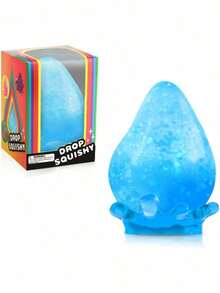 1pc Dreamy Water Drop Swirl Cube Squishy Toy, Malt Sugar Slow Rising Stress Ball, Anxiety Relief Fidget Toy - Xem 11