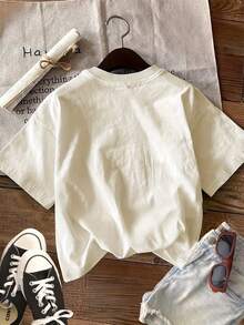 Women T-Shirts - [White] - View 8
