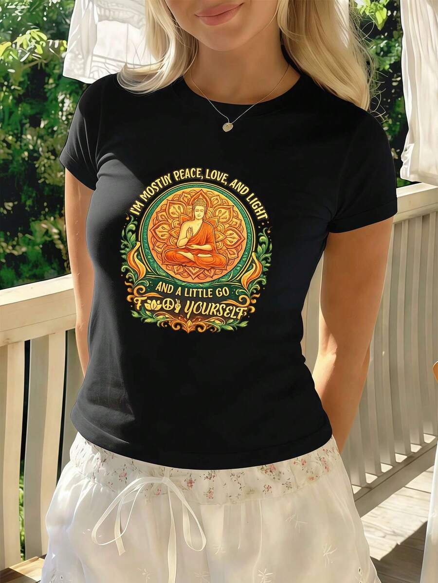 Women T-Shirts - Black - View 1