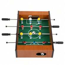 Wooden Foosball Table Game, Mini Desktop Soccer Machine, Parent Interactive Home Entertainment - Foosball Table - View 6