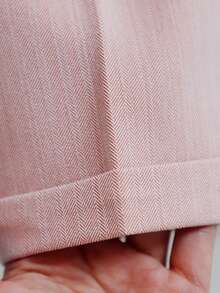 3pcs Young Boys Suit Set - Vest + Pants + Matching Bow Tie, Formal Occasion Outfit, Pageant Ceremony Performance Gentleman Attire - Pink - View 8
