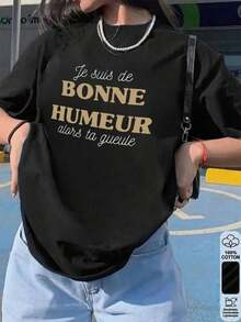 Women T-Shirts - Black - View 9